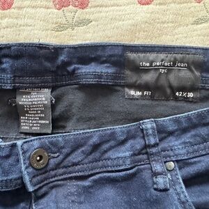 Men’s The Perfect Jean NYC 42x30 Slim Fit Jeans